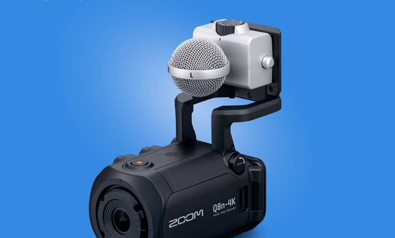 ZOOM Zoom Q8n-4K Cámara De Video 4K Con Captura de Audio Profesional