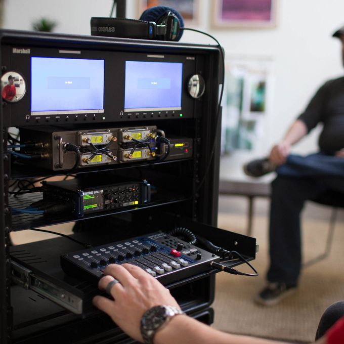 F-Control in use in a video production