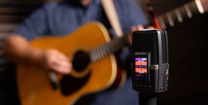 Recording acoustic guitar performances with the H2essential recorder