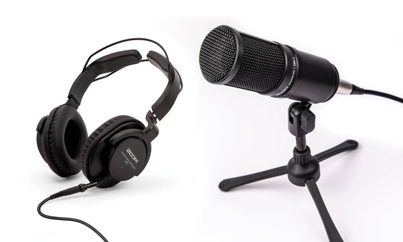 Paquete De Microfono Para Podcast Zoom Zdm-2 - FeedBack Store