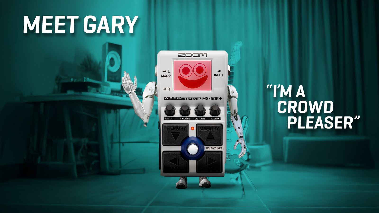 Meet Gary the MS-50G+, He's a Crowd Pleaser