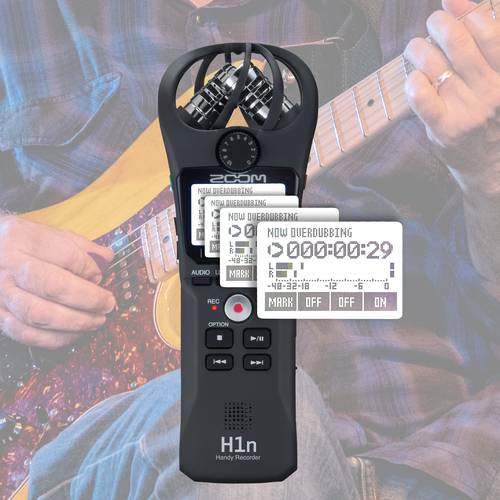 Zoom H1n Digital Handy Recorder - With Stony Edge Simple Lav Mobile  Condenser Omni-Directional Lavalier/Lapel Microphone
