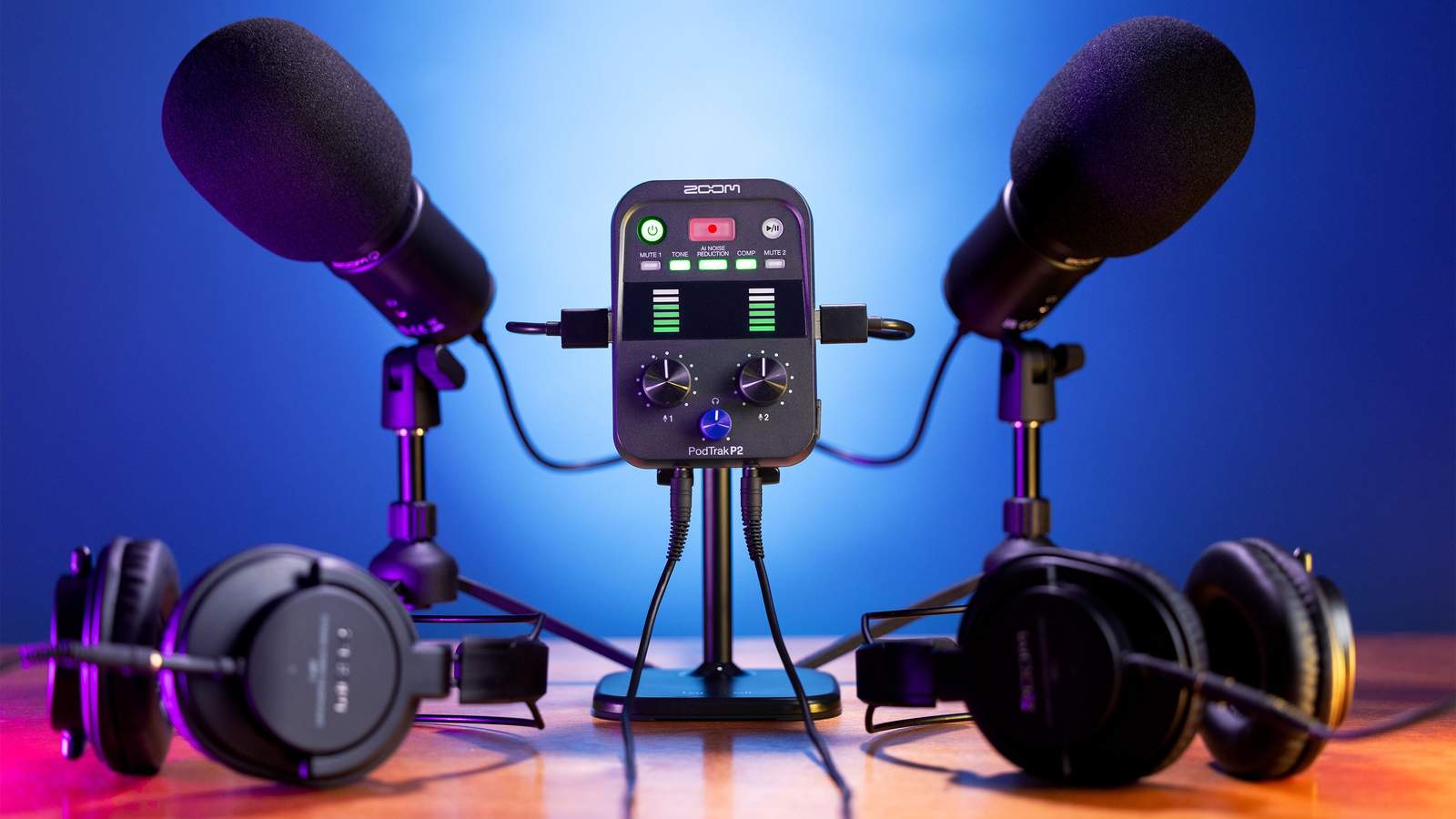 PodTrak P2 Podcast Recorder | Buy Now | ZOOM