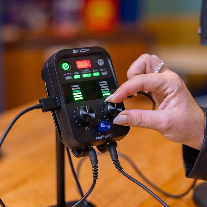 PodTrak P2 Podcast Recorder | Buy Now | ZOOM