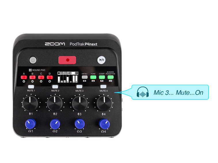 ZOOM P4next PodTrak - 業務用撮影・映像・音響・ドローン専門店