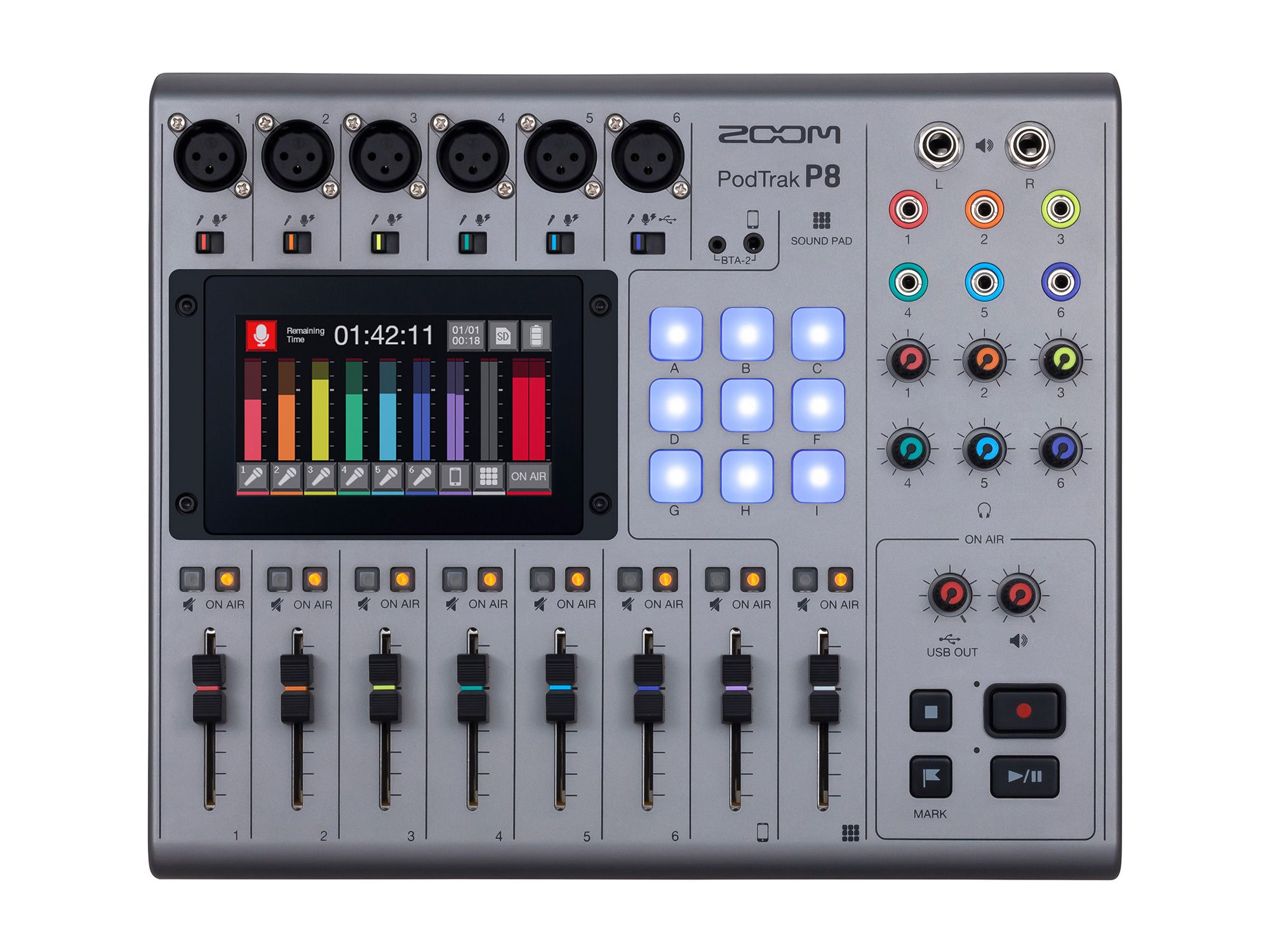 ZOOM PodTrak P4 マルチトラックレコーダー PodTrak P4 Podcast Recorder | Buy Now | ZOOM
