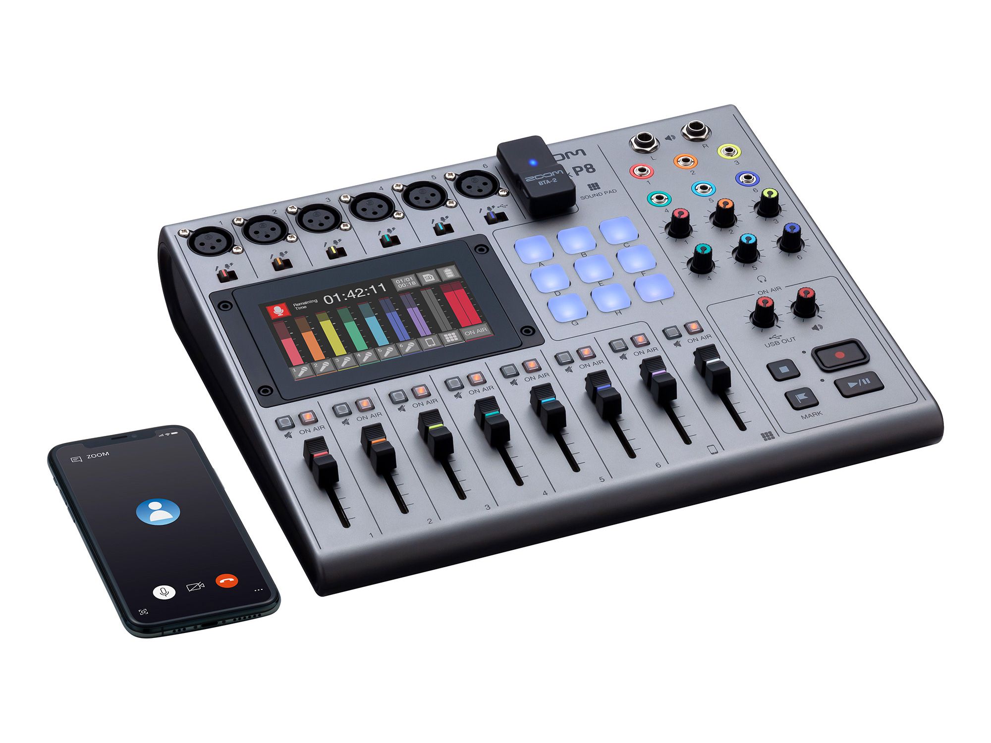 その他 PodTrack P8 PodTrak P8 Podcast Recorder | Buy Now | ZOOM