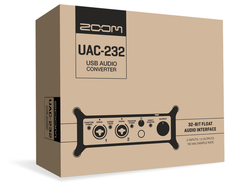 ZOOM UAC-23232bitフロート入力対応