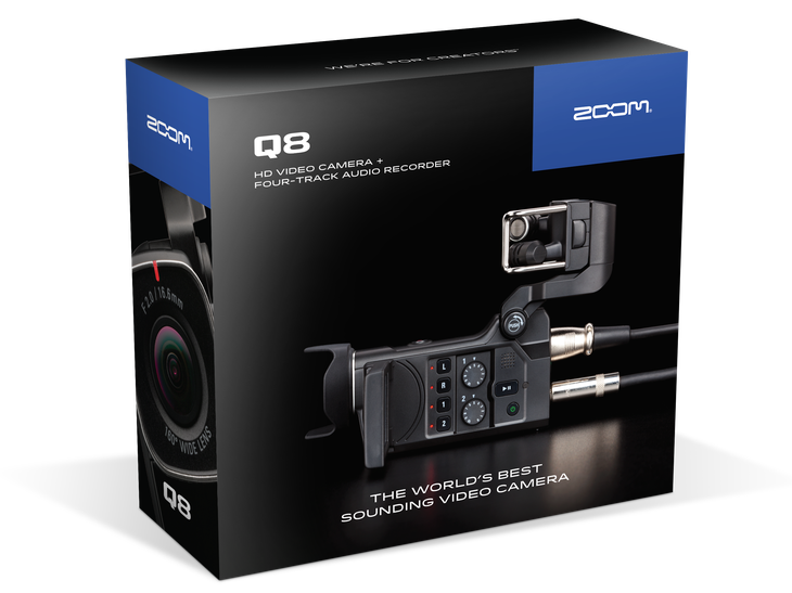  Zoom Q8 Handy Video Recorder, 3M High Definition Video, Stereo  Microphones Plus Two XLR/TRS Combo Inputs, Four Tracks of Audio Recording,  for Recording, Music, Video,  Videos, Livestreaming : Musical  Instruments