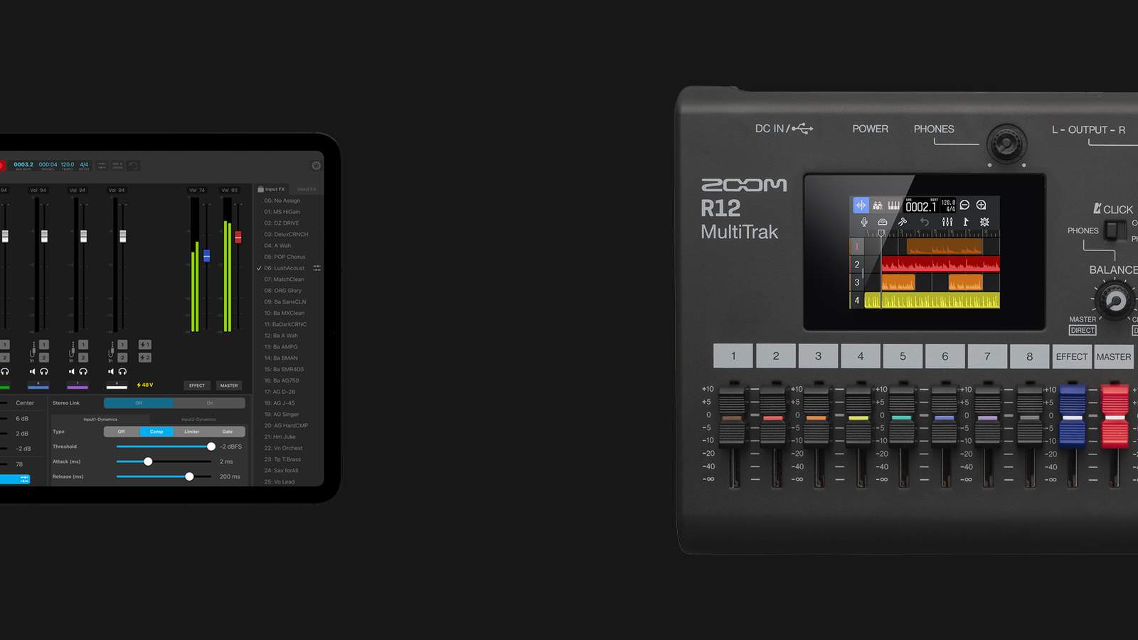 R12 Control App for iPad