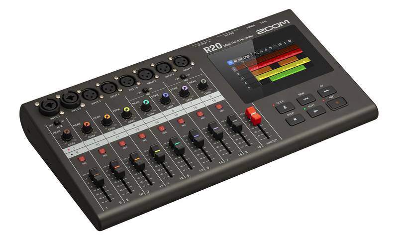 ZOOM ズーム マルチトラックレコーダー 直感的なタッチ操作のR20 R20 MultiTrak | ZOOM
