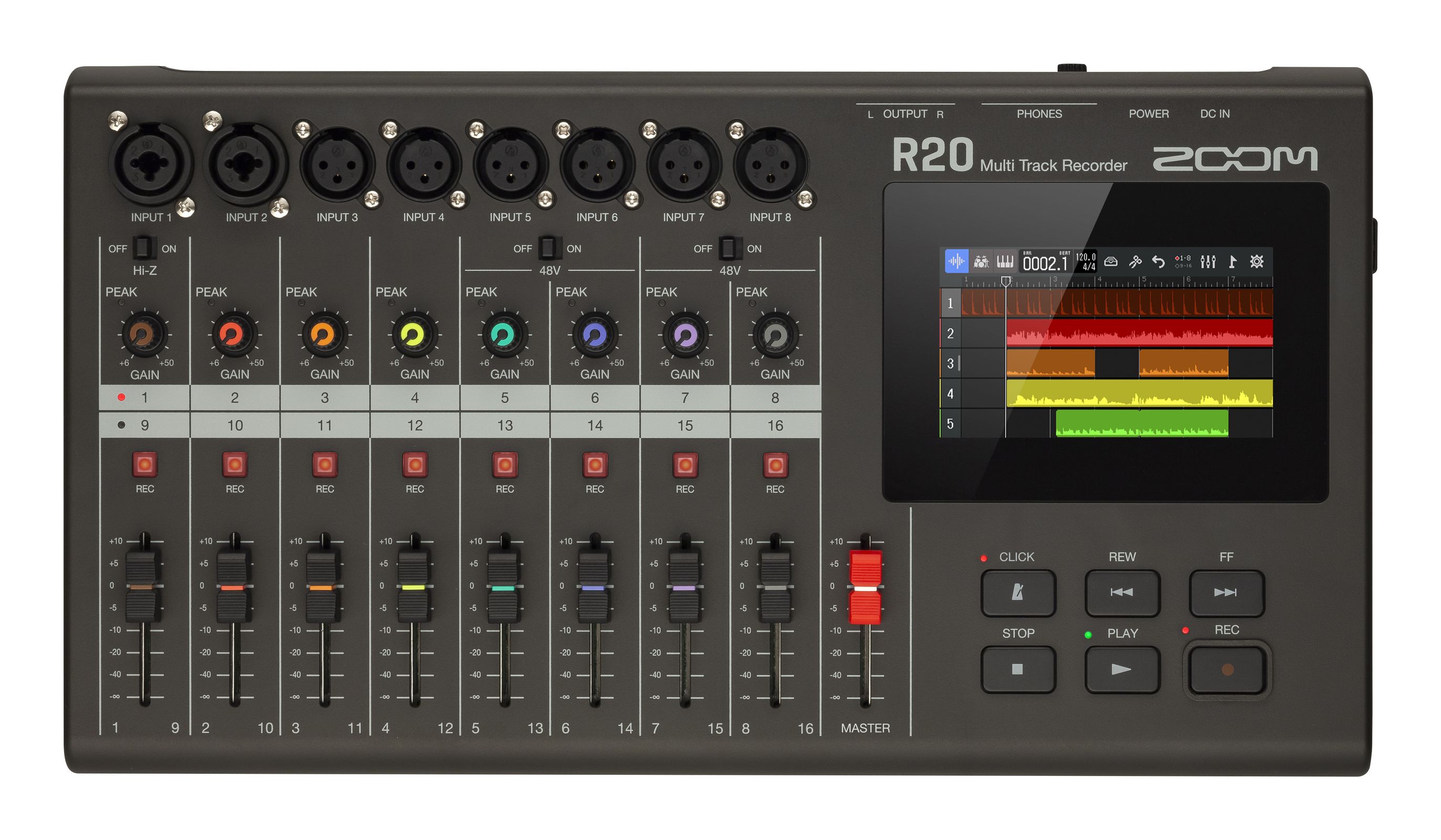 R16 Multitrack Recorder | ZOOM