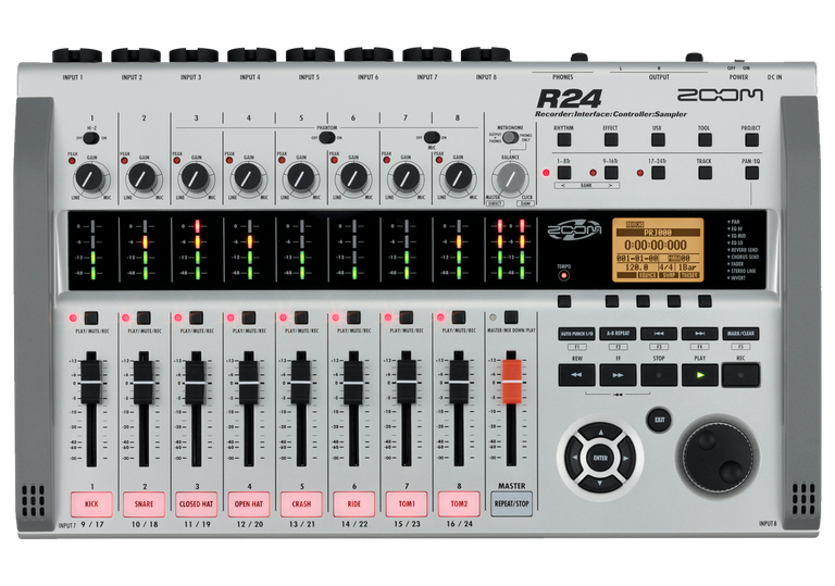 R24 Recorder : Interface : Controller : Sampler | ZOOM