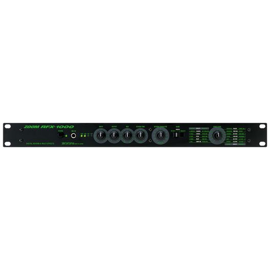 【専用】ZOOM RFX-2000 マイク入力付きマルチエフェクター Zoom Rfx-2000 Digital Reverb Multi Effects 1u Rack Unit for