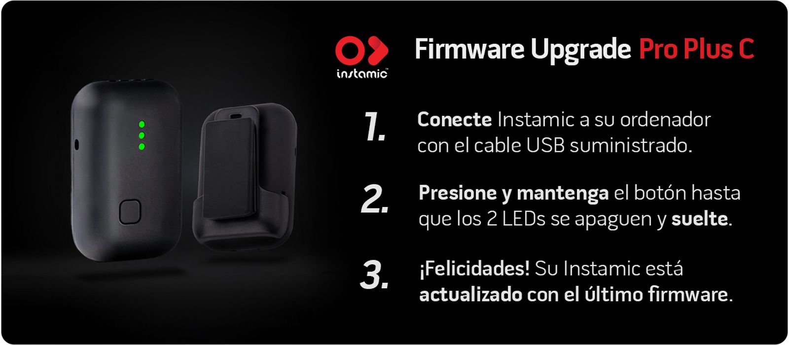 Instamic Firmware Update