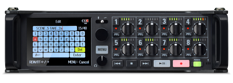 front with metadata screen selected