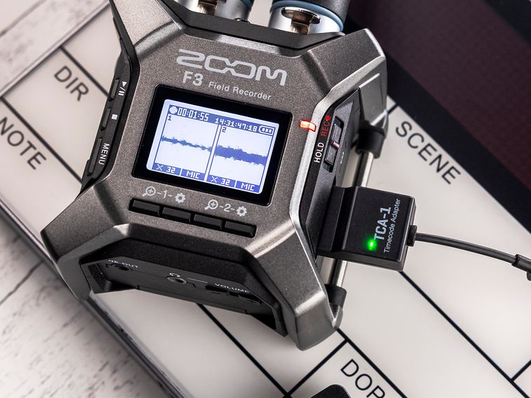 Using the TCA-1 Timecode Adapter with the F3