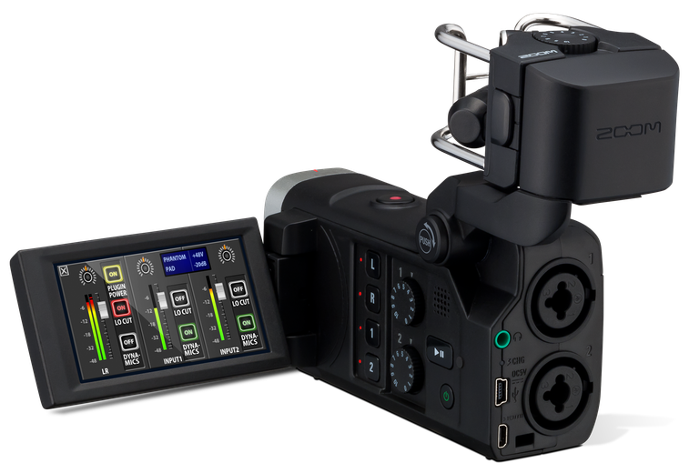 Q8 with its flip screen open