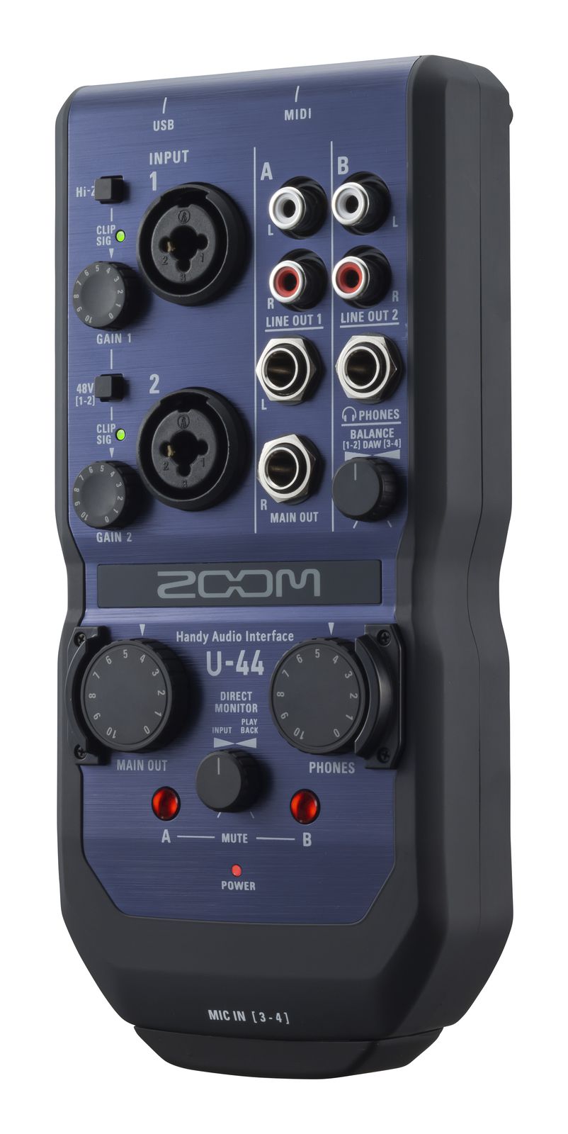 U-44 Audio Interface | Buy Now | ZOOM