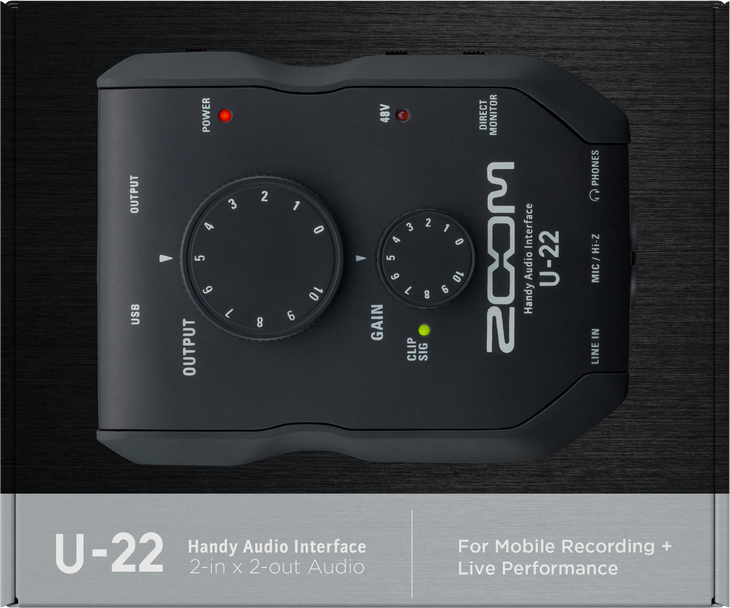 U-22 Audio Interface | Buy Now | ZOOM