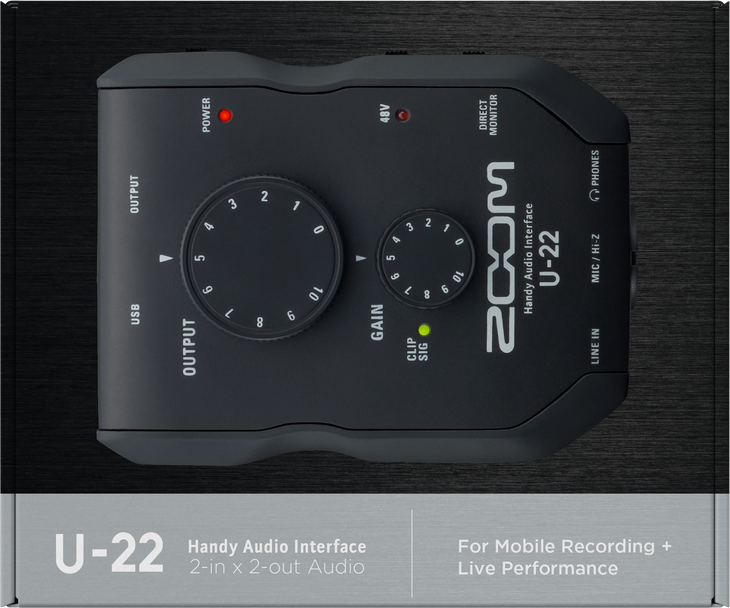 Zoom U-22 USB-B Audio Interface ZU22 B&H Photo Video