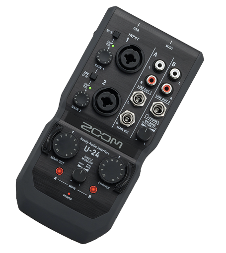 DTM・DAW zoom u-24 Zoom U-24 Handy Audio Interface | Sweetwater