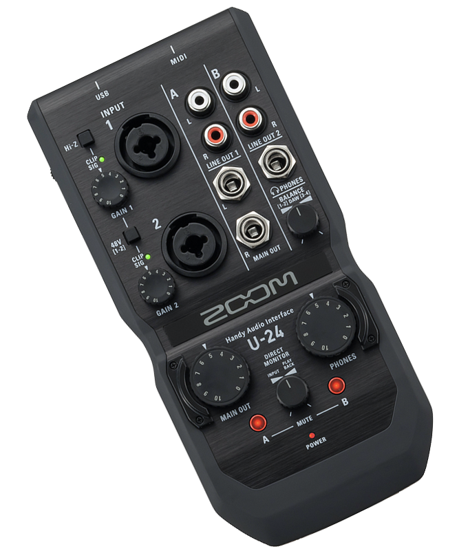 U-24 Handy Audio Interface | ZOOM