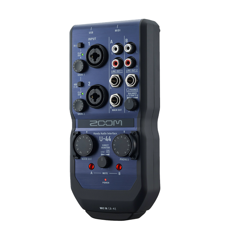 ZOOM U-44 ハンディ オーディオインターフェイス　ズーム ZOOM ( ズーム ) U-44 送料無料 | サウンドハウス