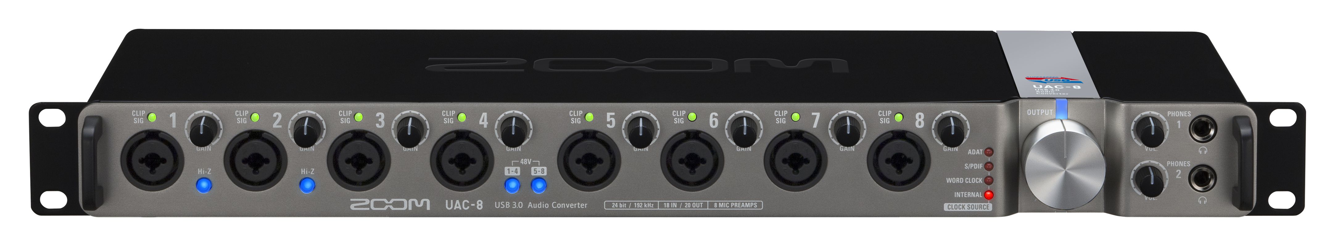 UAC-8 USB Audio Interface | ZOOM