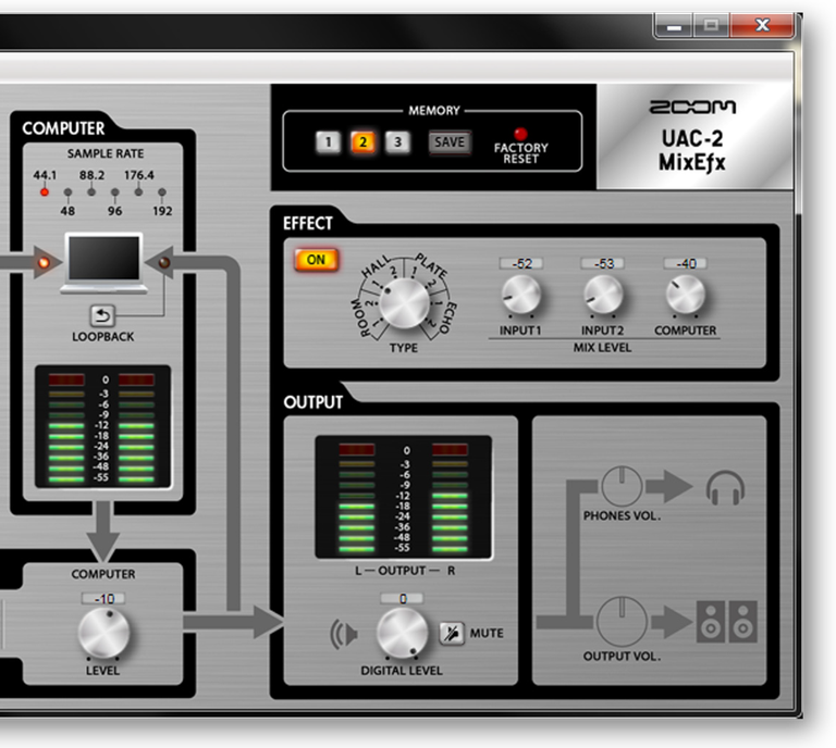 UAC-2 MixEfx | ZOOM