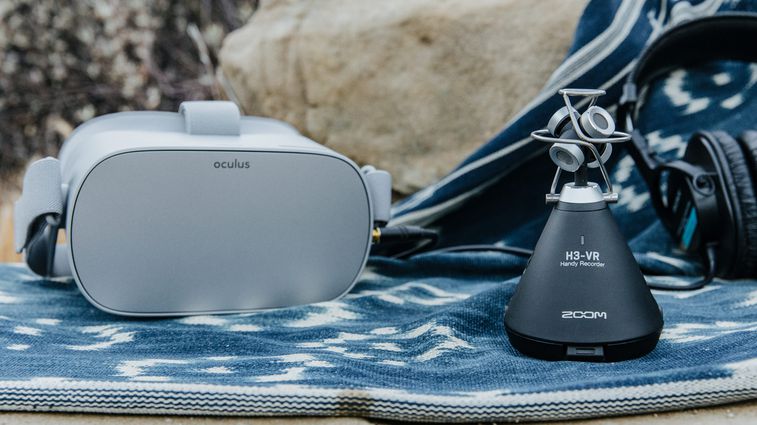 H3-VR với tai nghe chơi game Oculus