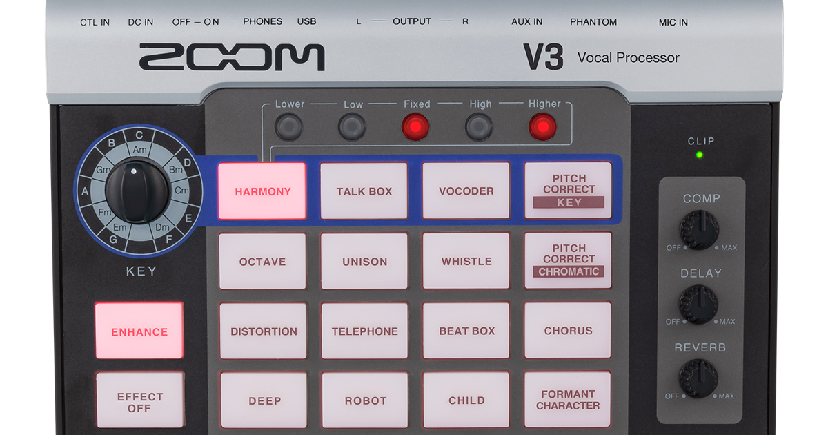 V3 Vocal Processor | Buy Now | ZOOM