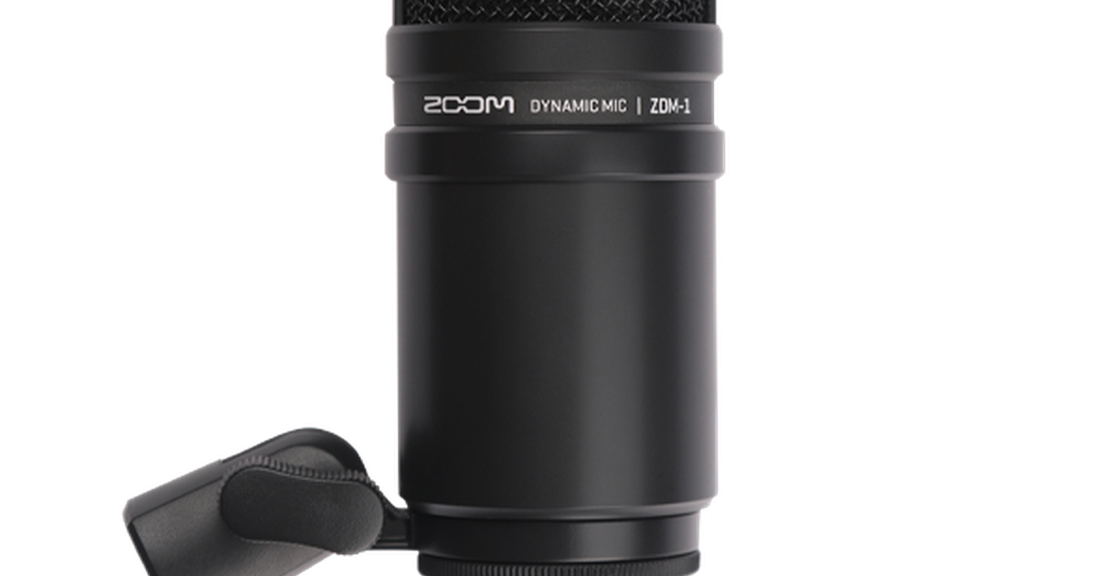 ZOOM ZDM-1のダイナミックマイク ZOOM