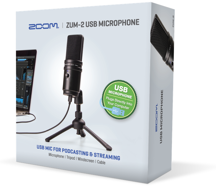 Zoom ZUM-2 USB Podcast Microphone Bundle