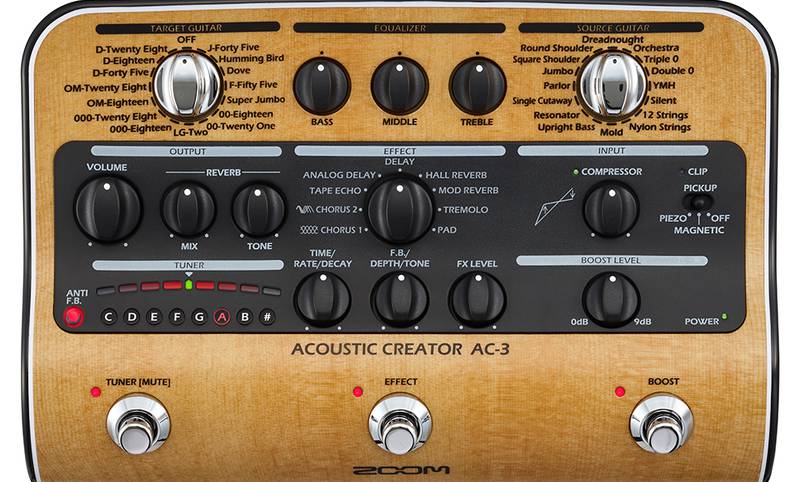 ZOOM AC-3 Acoustic Creator-