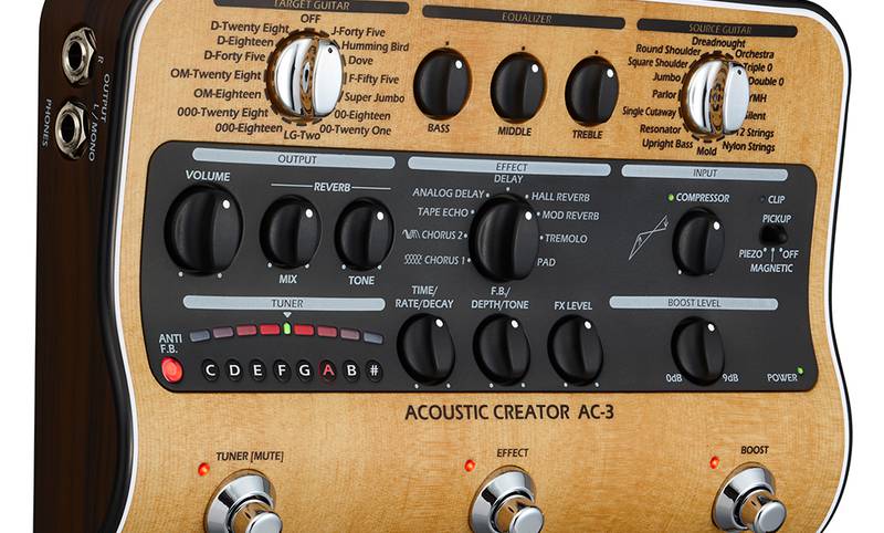 AC-3 Acoustic Pedal | Buy Now | ZOOM