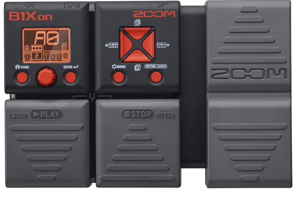 Zoom B1Xon Multi-Effektgerät für Bass Netzteil 