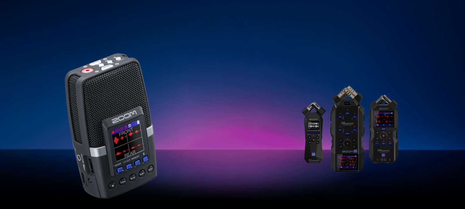 H2essential and other Essential Series Handy Recorders