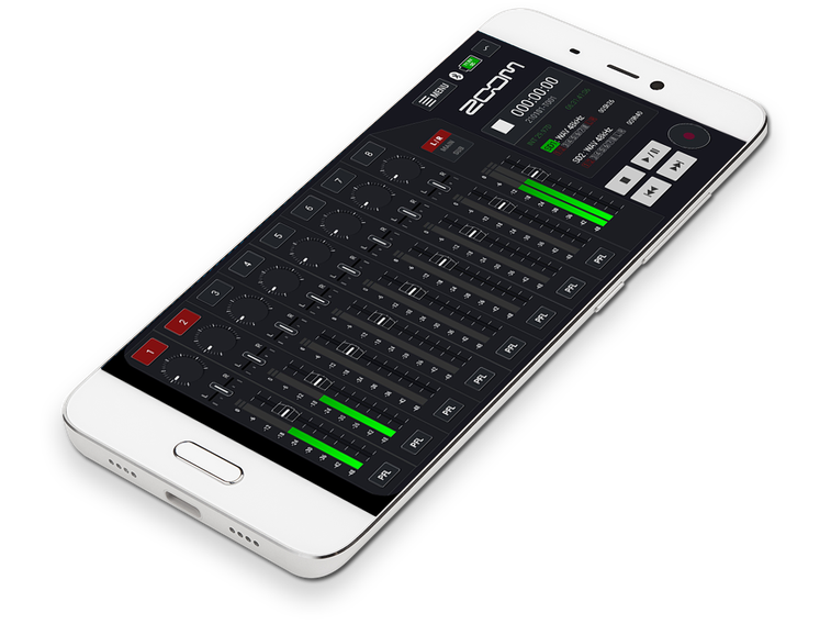 Android phone with F8 Control app