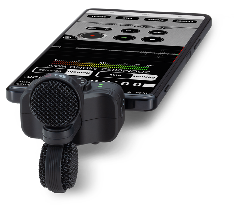 étui de transport Keepdrum Zoom AM7 Microphone stéréo pour appareils Android USB-C 
