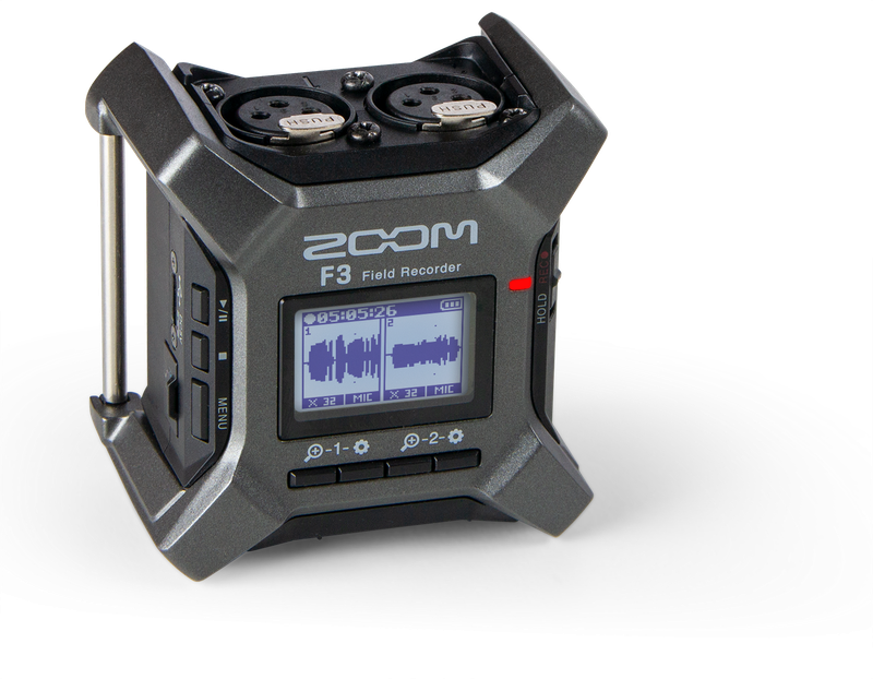 ZOOM F3 ズーム フィールドレコーダー 2ch入力32bitフロート録音