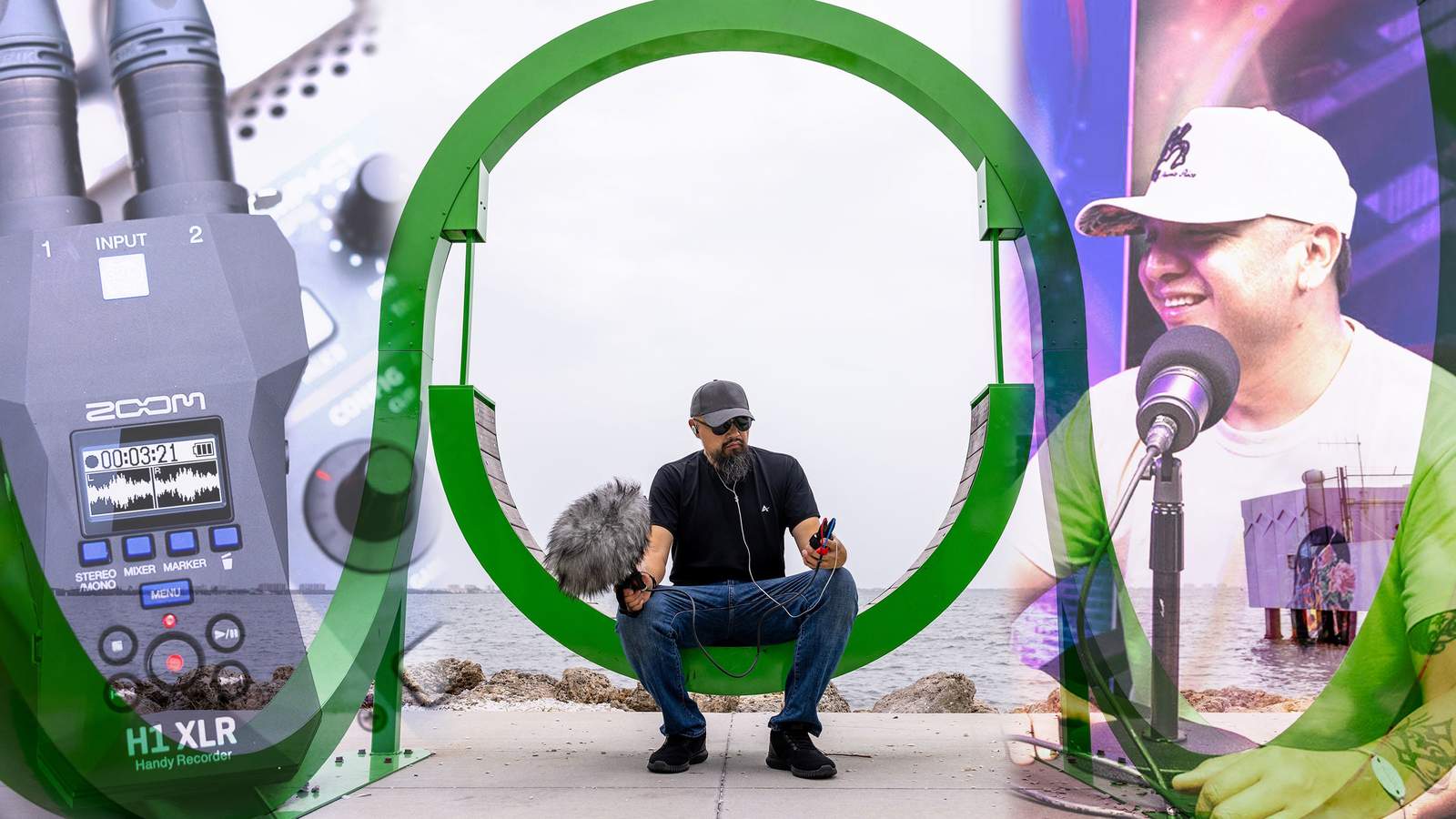 Sound designer Watson Wu using the H1 XLR