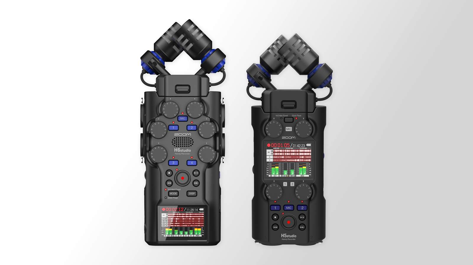 Photo showing H6studio and H5studio side by side