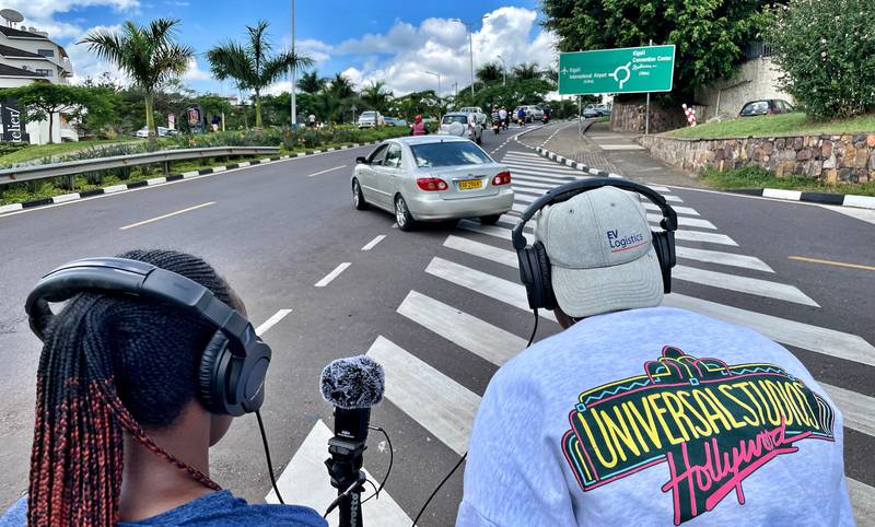 RMP participants recording in the field