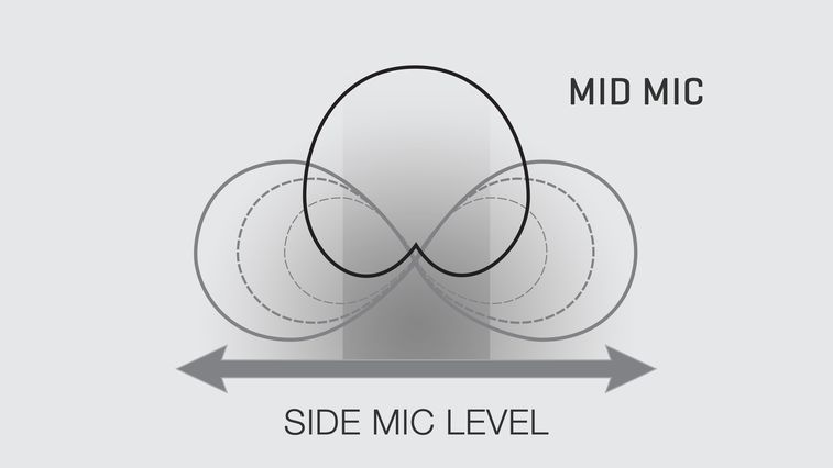 Midside mic pattern diagram