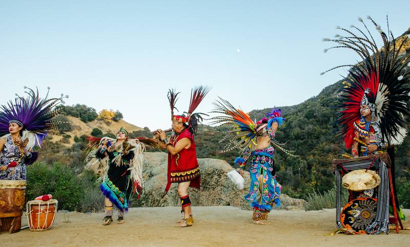 Aztec performers