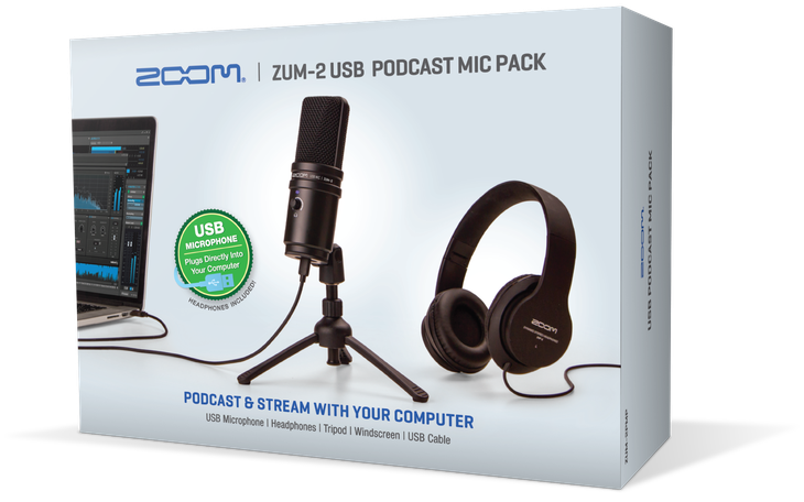 The ZUM-2 USB Podcast Mic Package
