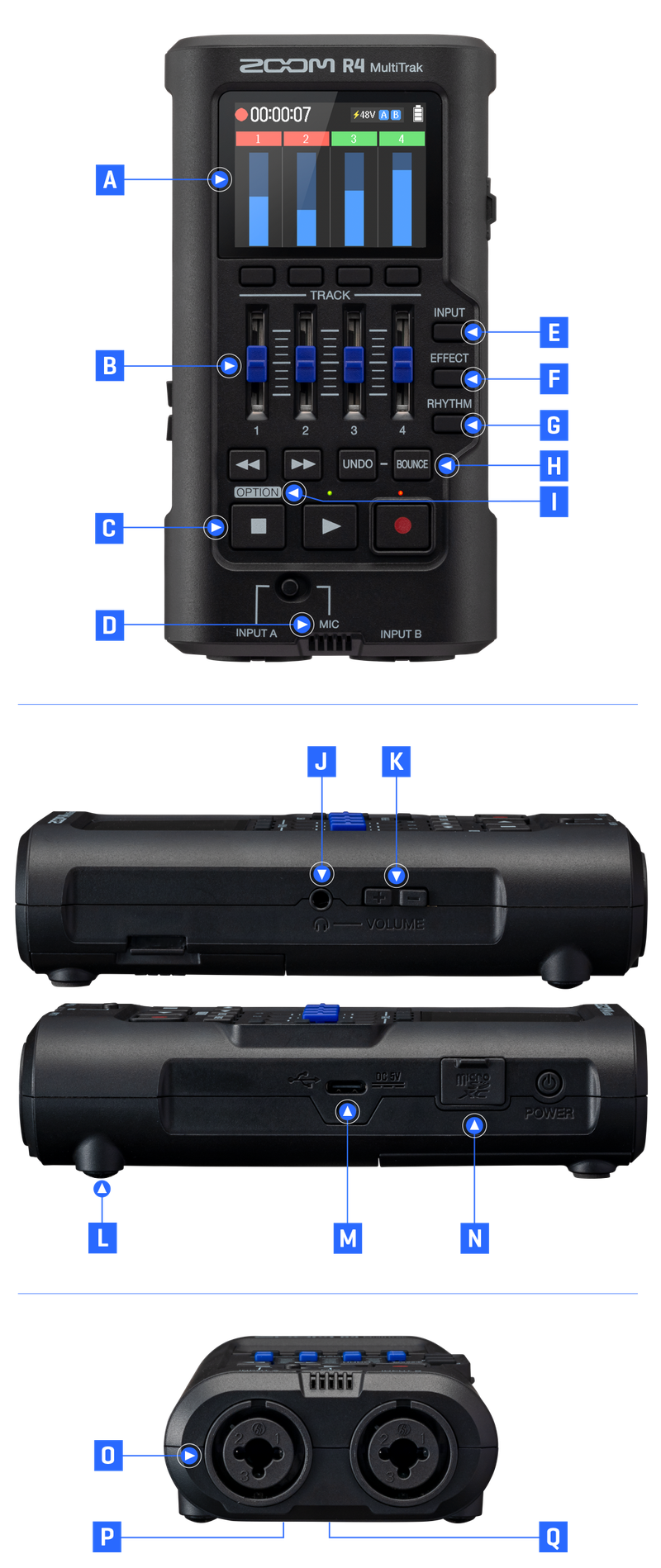 R4 MultiTrak 4-Track Recorder | Buy Now | ZOOM
