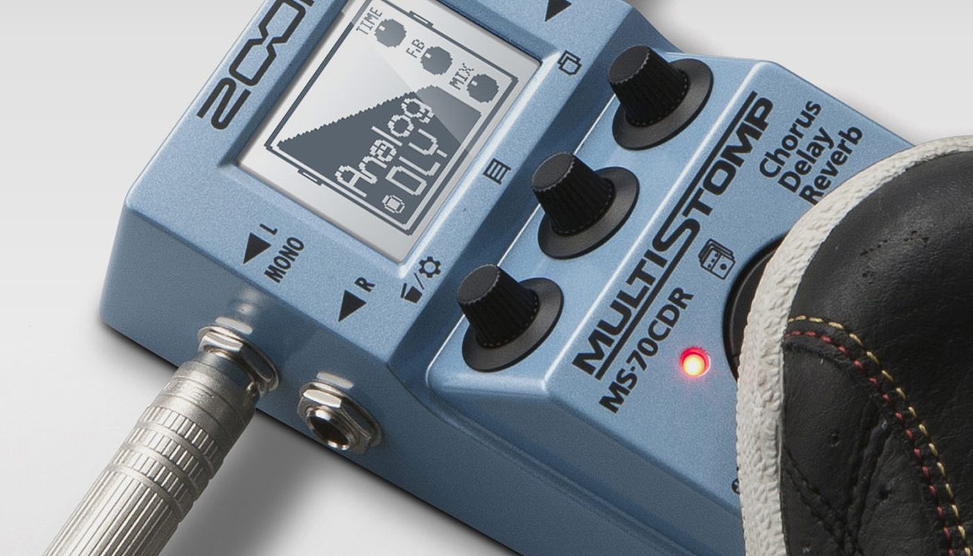 MS-70CDR MultiStomp Chorus / Delay / Reverb Pedal | ZOOM